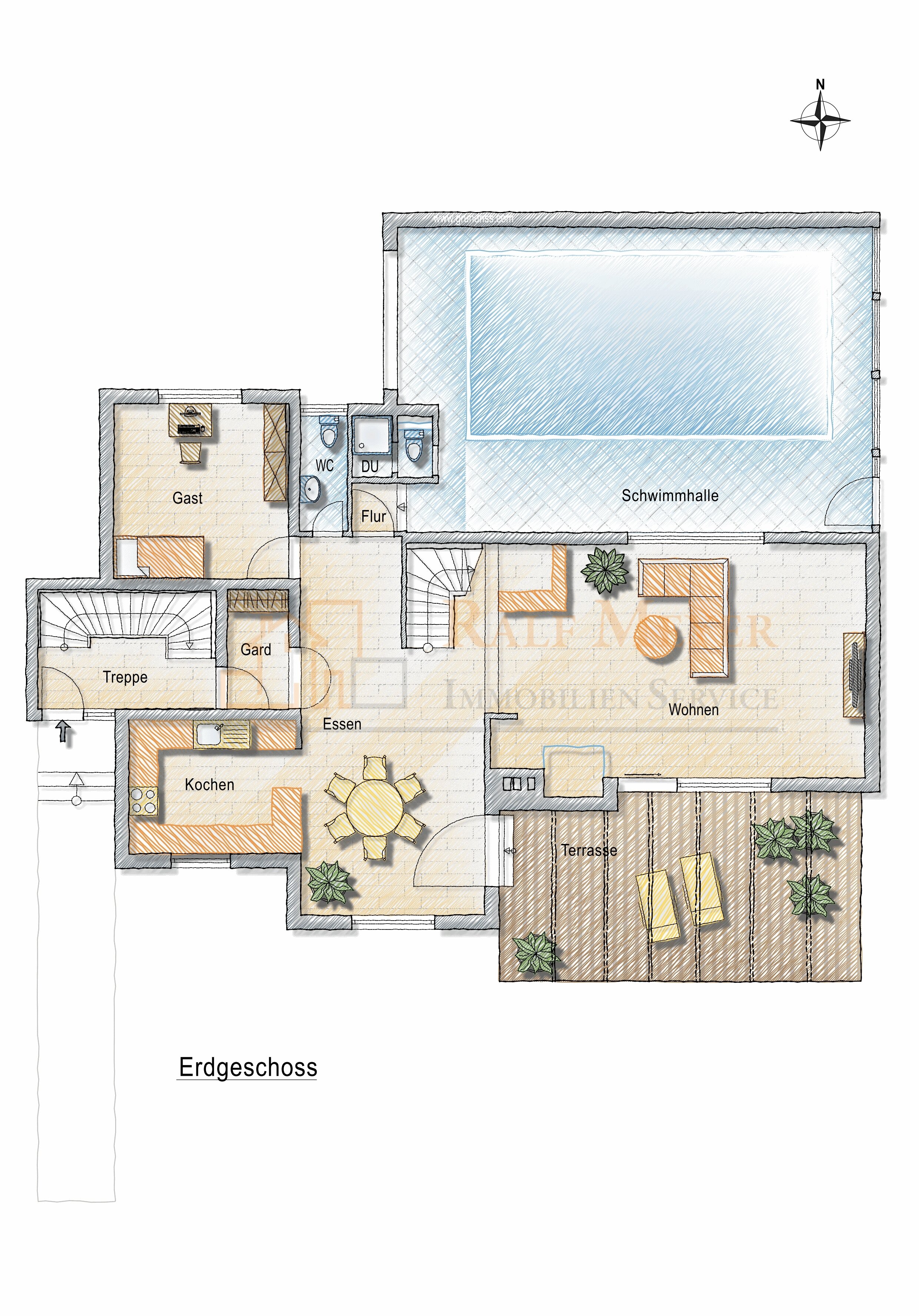 Haus zum Kauf 398.500 € 5 Zimmer 179 m²<br/>Wohnfläche 1.116 m²<br/>Grundstück Neukirchen Braunfels 35619