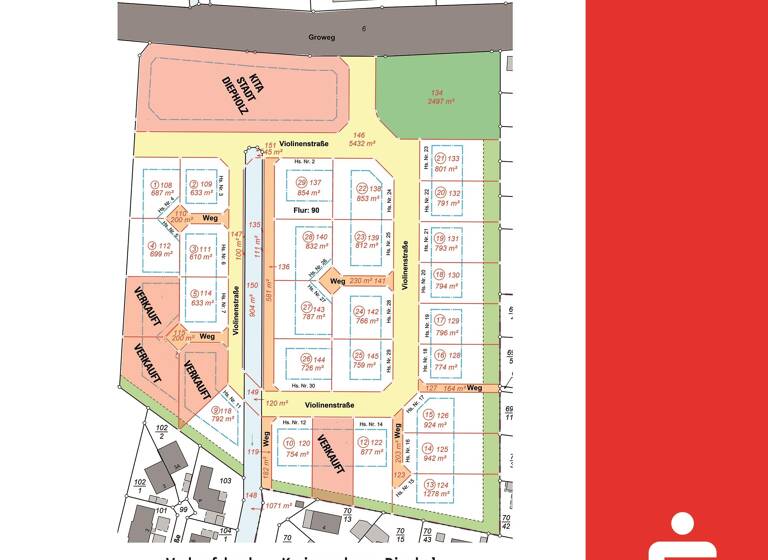 Grundstück zum Kauf provisionsfrei 226.380 € 924 m²<br/>Grundstück Diepholz Diepholz 49356