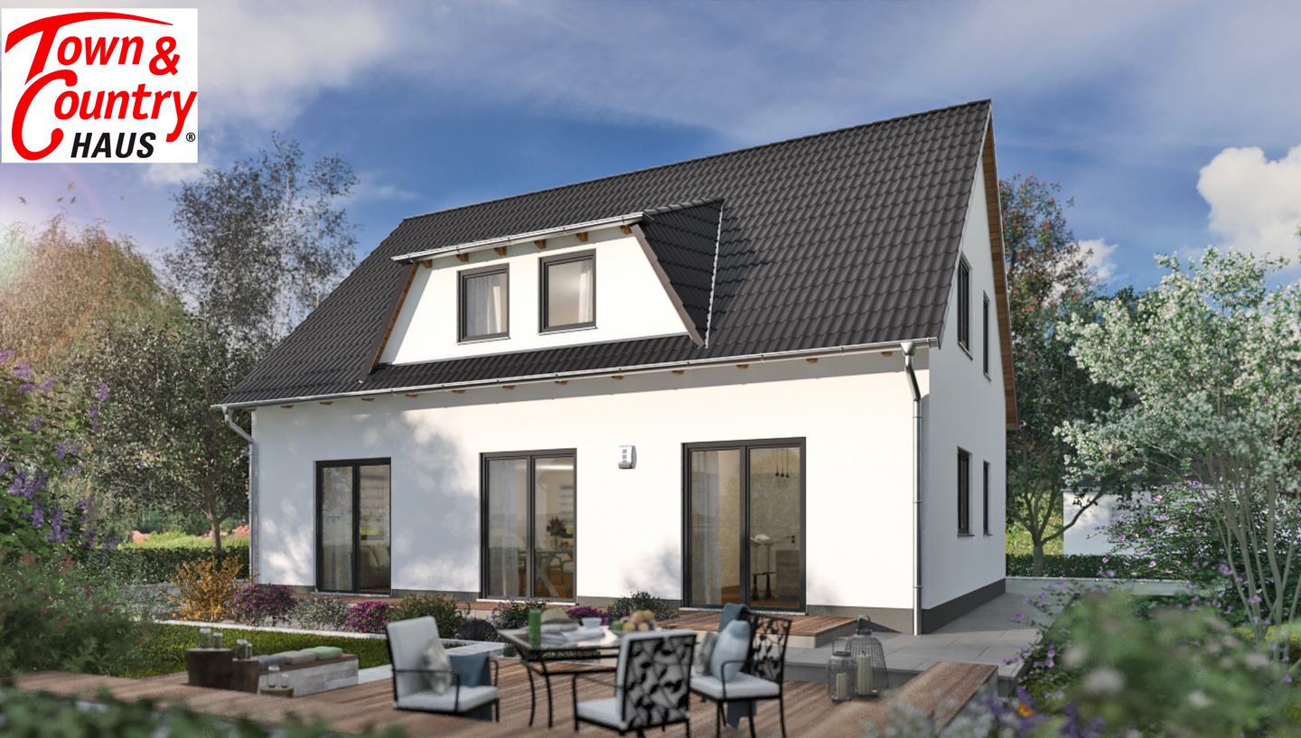 Immobilie in Hirschaid - Modernes Town & Country Landhaus 142 – viel Platz, klare Grundrisse, zukunftssichere Technik in Rothensand bei Hirschaid (Bamberg) - Bild 0