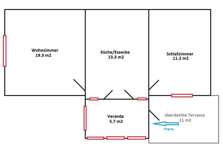 Haus zum Kauf provisionsfrei 37.900 € 2 Zimmer 50 m² 9.047 m² Grundstück frei ab sofort Kerecseny