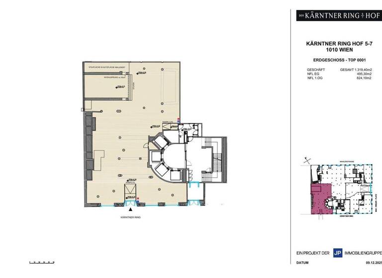 Laden zur Miete 95 € Kärntner Ring 5-7 Wien 1010