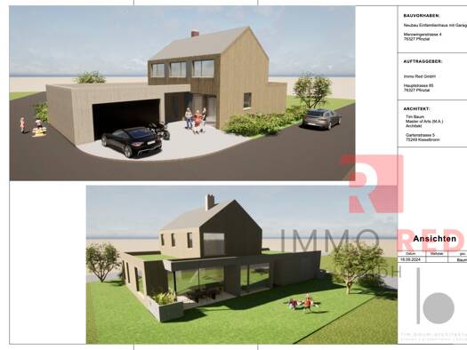 Einfamilienhaus zum Kauf 405.980 € 4 Zimmer 154 m² 504 m² Grundstück Söllingen Pfinztal 76327