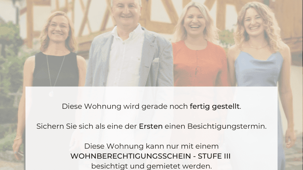 Wohnung zur Miete - Erstbezug nur mit Wohnberechtigungsschein 952 € 4 Zimmer 90,6 m² 3. Geschoss frei ab sofort Johannes-Hoffmann-Straße 3 Bamberg 96052