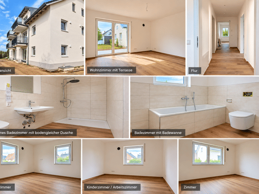 Terrassenwohnung zur Miete 1.070 € 3 Zimmer 75 m² Geschoss EG/1 frei ab 01.11.2026 Zell Geisenfeld 85290