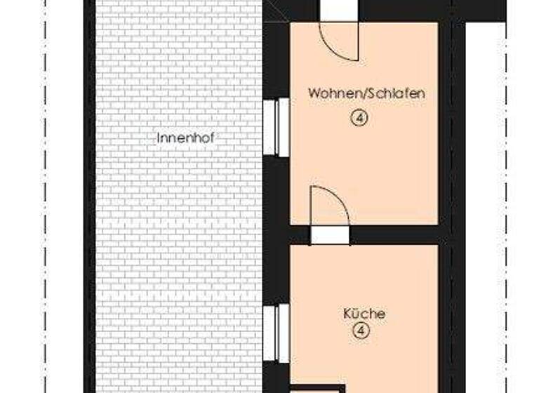 Wohnung zum Kauf provisionsfrei 136.000 € 2 Zimmer 34 m² 1. Geschoss Jülicher Straße 176 Aachen 52070