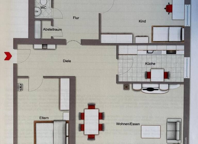Wohnung zum Kauf 240.000 € 4 Zimmer 104 m² 6. Geschoss frei ab sofort Beltinghoven Mönchengladbach 41068