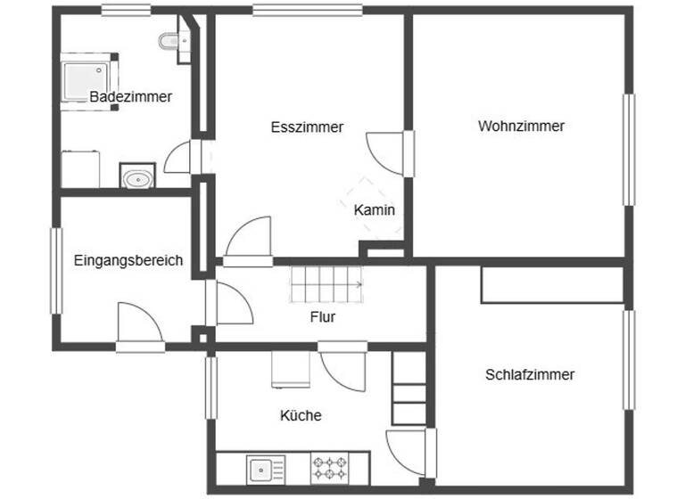 Einfamilienhaus zum Kauf 225.000 € 5 Zimmer 100,2 m² 2.299,2 m² Grundstück Hermannshöhe 17089