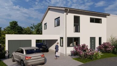 Doppelhaushälfte zum Kauf provisionsfrei 489.900 € 4 Zimmer 121,9 m² 455 m² Grundstück frei ab sofort Pfarrer-Lauenroth-Ring 9 Pettenreuth Bernhardswald 93170