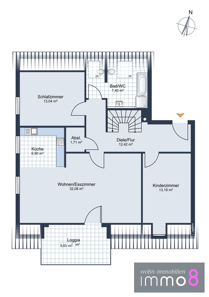 Wohnung zum Kauf 529.000 € 5 Zimmer 118 m²<br/>Wohnfläche Ecknach Aichach / Ecknach 86551