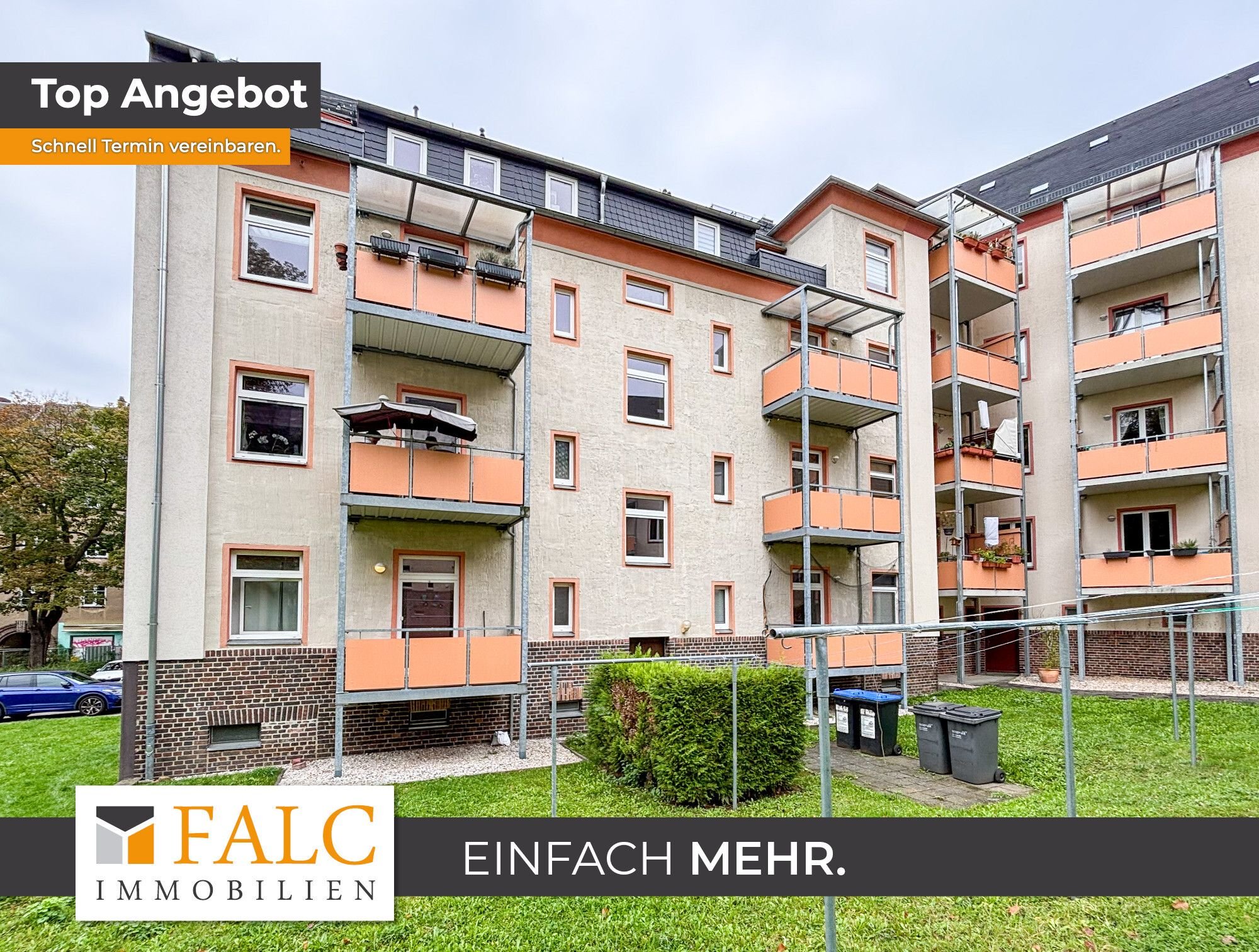 Wohnung zum Kauf 73.000 € 2 Zimmer 54,7 m²<br/>Wohnfläche Lutherviertel 221 Chemnitz 09126