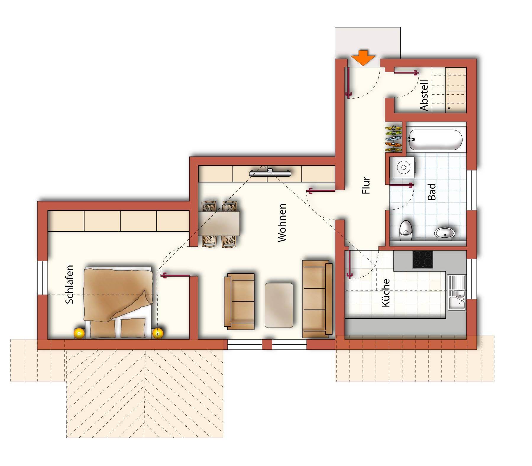 Wohnung zum Kauf 179.000 € 2,5 Zimmer 55 m²<br/>Wohnfläche Beuren Salem 88682