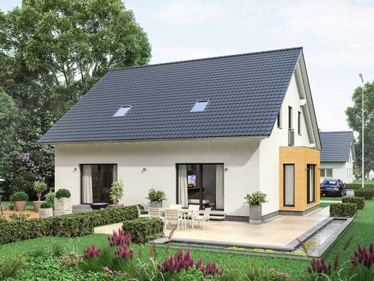 Doppelhaushälfte zum Kauf 336.129 € 3 Zimmer 115 m² 500 m² Grundstück Hain Poppenhausen 97490