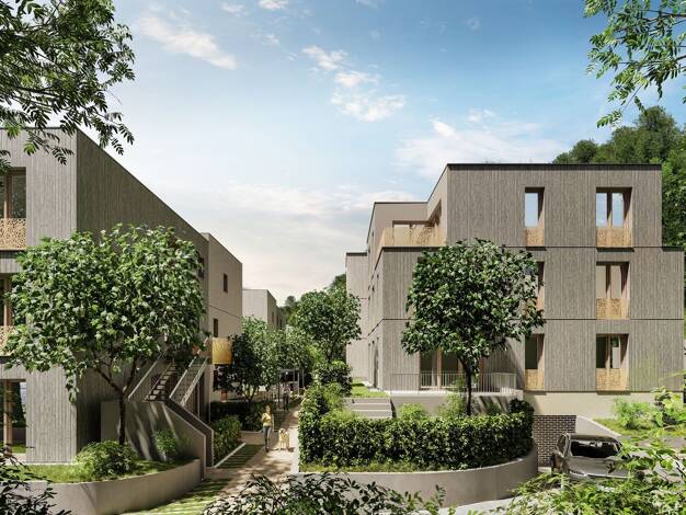 Wohnung zum Kauf - Neubau provisionsfrei 555.000 € 2 Zimmer 60,9 m² 1. Geschoss Ziegelhausen Heidelberg 69118