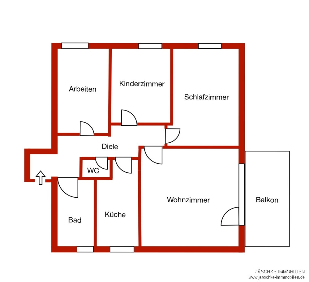 Wohnung zum Kauf 274.000 € 4 Zimmer 84 m²<br/>Wohnfläche 1.<br/>Geschoss Eilendorf Aachen / Eilendorf 52080