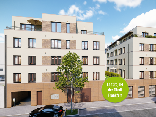 Wohnung zum Kauf - Erstbezug provisionsfrei 379.000 € 3 Zimmer 66,2 m² 2. Geschoss frei ab sofort Wasgaustraße 19 Unterliederbach Frankfurt am Main 65929