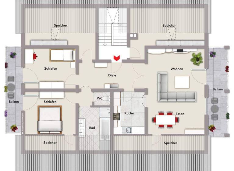 Wohnung zum Kauf 349.000 € 3 Zimmer 90,4 m² Unterwössen 83246