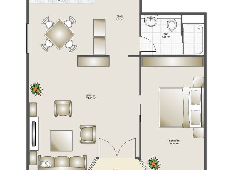 Wohnung zum Kauf 539.000 € 2 Zimmer 67 m²<br/>Wohnfläche 2.<br/>Geschoss Binz Binz 18609