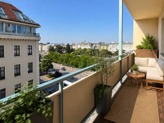 Terrassenwohnung zur Miete 1.980 € 2 Zimmer 87,3 m² 6. Geschoss Innere Stadt 1010