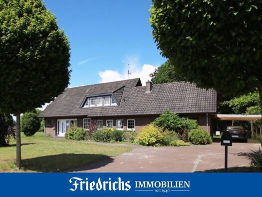 Einfamilienhaus zur Miete 1.280 € 5 Zimmer 191 m² 1.500 m² Grundstück frei ab 01.08.2026 Hüllstederfeld Westerstede 26655