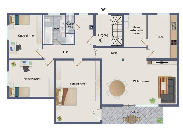 Wohnung zum Kauf 499.000 € 4 Zimmer 126 m² 1. Geschoss Durlach Karlsruhe / Durlach 76227