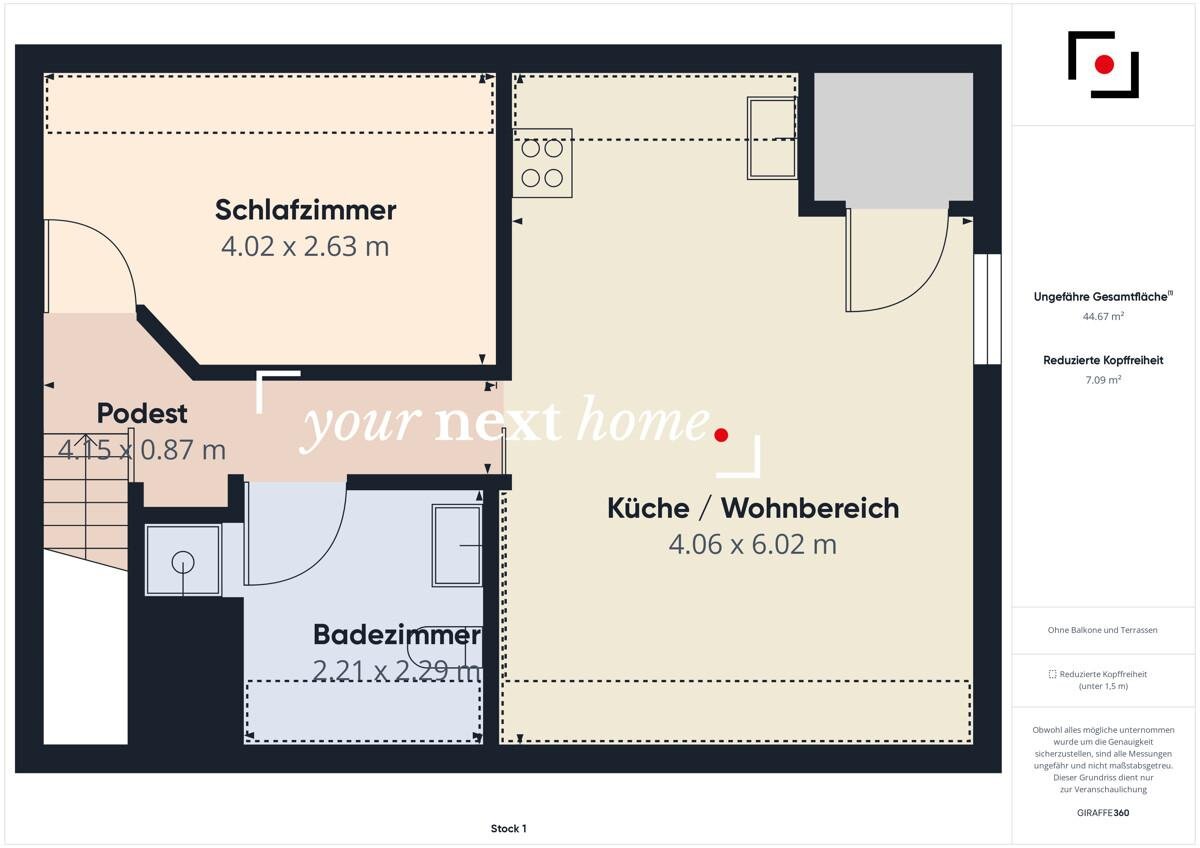 Wohnung zur Miete 500 € 1 Zimmer 45 m²<br/>Wohnfläche Wellesweiler Neunkirchen/Saar 66539