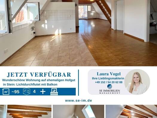 Wohnung zum Kauf 259.000 € 4 Zimmer 94,6 m² Dachgeschoss Stein Königsbach-Stein 75203
