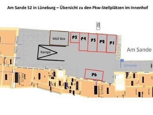 Außenstellplatz zur Miete provisionsfrei 100 € Am Sande Altstadt Lüneburg 21335