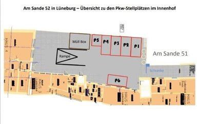 Außenstellplatz zur Miete provisionsfrei 100 € Am Sande Altstadt Lüneburg 21335