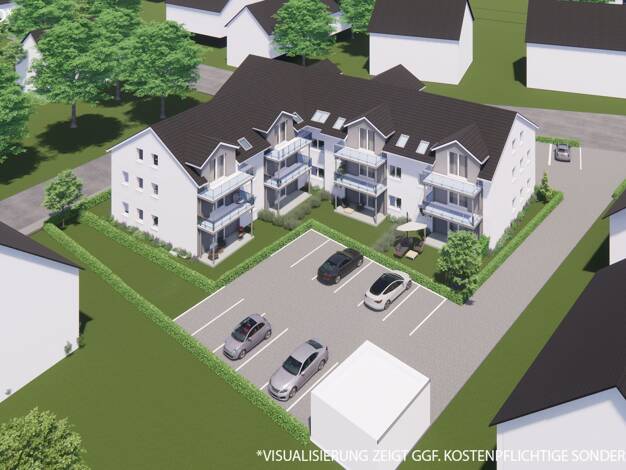 Terrassenwohnung zum Kauf - Erstbezug provisionsfrei 336.000 € 2 Zimmer 84,4 m² 1. Geschoss Aschenkamp 2 Wenden Braunschweig 38110