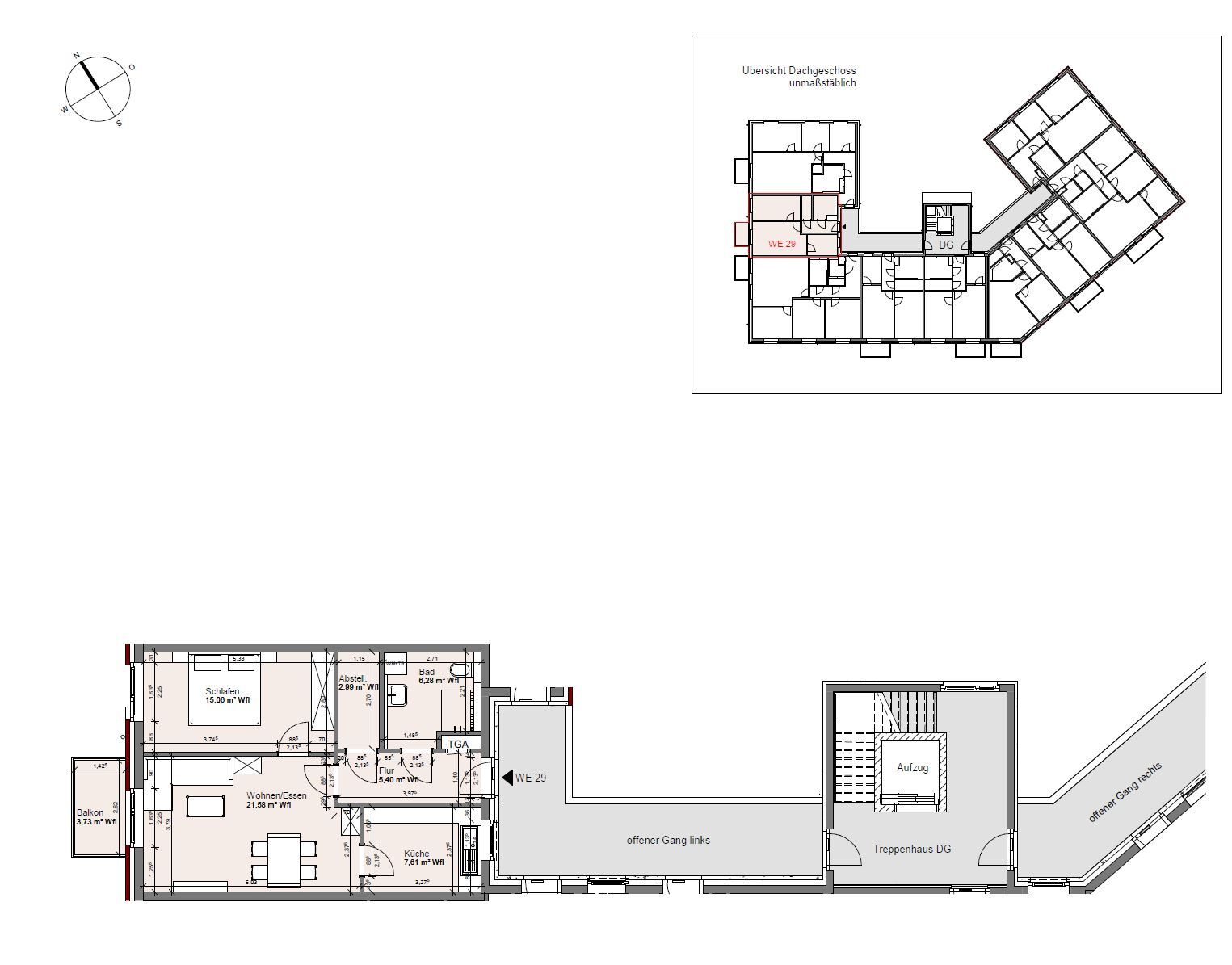 Wohnung zur Miete nur mit Wohnberechtigungsschein 359 € 2 Zimmer 59,9 m²<br/>Wohnfläche 3.<br/>Geschoss ab sofort<br/>Verfügbarkeit Familie-Cohn-Straße 2 Vier Boizenburg/Elbe 19258