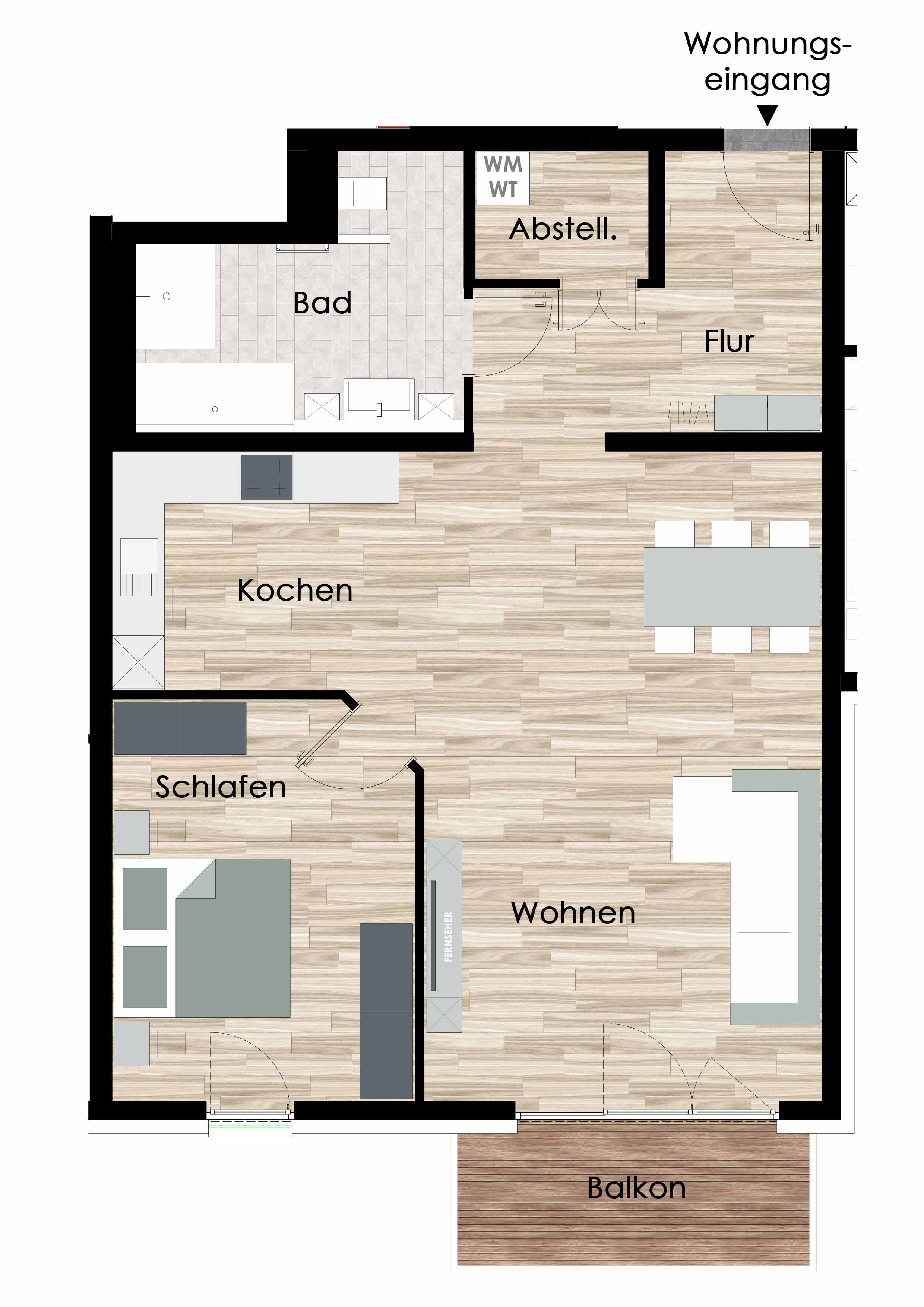Wohnung zur Miete 1.100 € 2 Zimmer 84,6 m²<br/>Wohnfläche 1.<br/>Geschoss ab sofort<br/>Verfügbarkeit Stedigsrain Eschwege Eschwege 37269