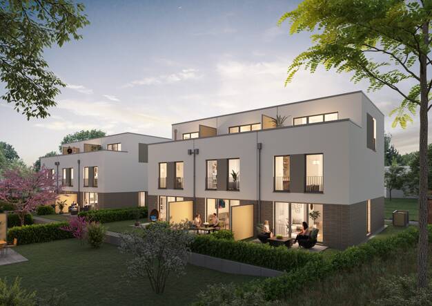 Reihenmittelhaus zum Kauf - Neubau provisionsfrei 595.000 € 4 Zimmer 125 m² 126 m² Grundstück Neufracher Str. 22 Salem Salem 88682