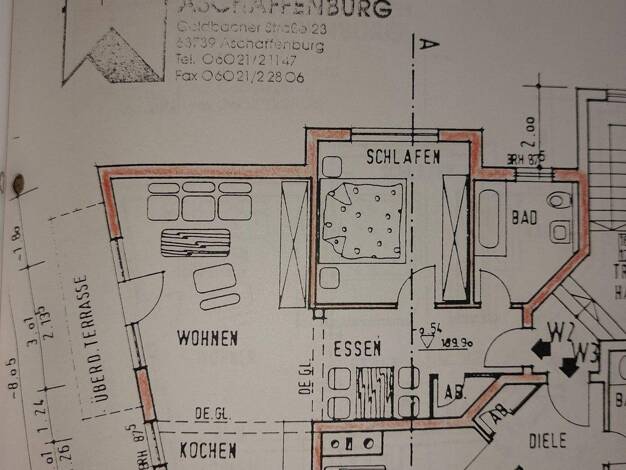 Wohnung zum Kauf provisionsfrei 269.000 € 2 Zimmer 55 m² EG Schweinheim Aschaffenburg 63743
