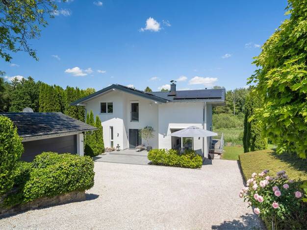Einfamilienhaus zum Kauf 2.100.000 € 6 Zimmer 221 m² 727 m² Grundstück Schondorf am Ammersee 86938
