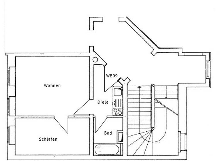 Wohnung zum Kauf 135.000 € 2 Zimmer 38,5 m²<br/>Wohnfläche 4.<br/>Geschoss Südvorstadt Leipzig 04275