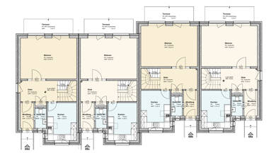 Reihenendhaus zur Miete 2.600 € 4 Zimmer 138,3 m² Oststeinbek Oststeinbek 22113