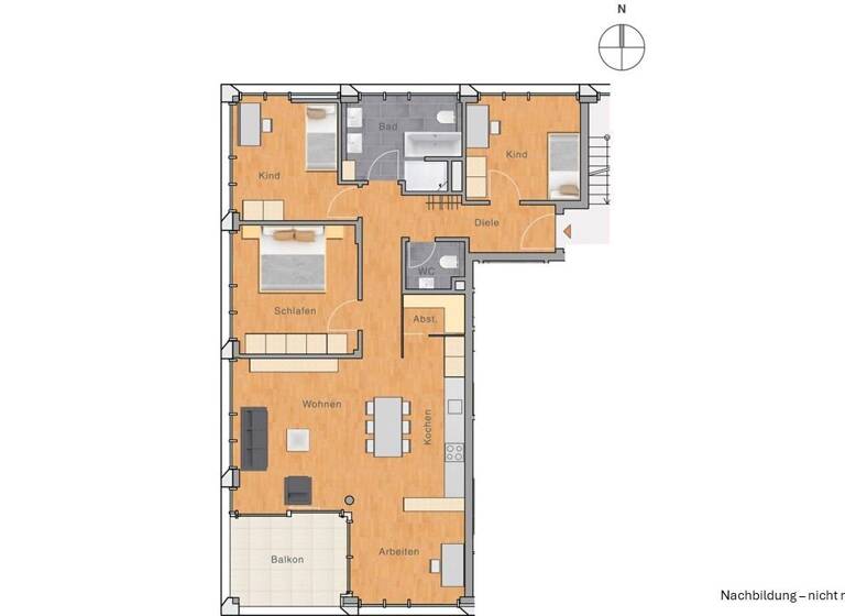 Wohnung zum Kauf 599.400 € 4,5 Zimmer 108 m²<br/>Wohnfläche 5.<br/>Geschoss Böfingen Ulm 89075