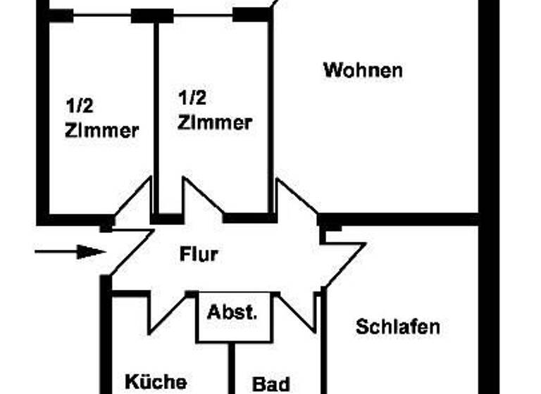 Wohnung zum Kauf provisionsfrei 174.000 € 3 Zimmer 76,1 m²<br/>Wohnfläche 3.<br/>Geschoss Mozartstraße 27 Elmshorn 25337
