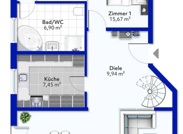Wohnung zum Kauf 395.000 € 3 Zimmer 110 m² Wasserlos Alzenau 63755