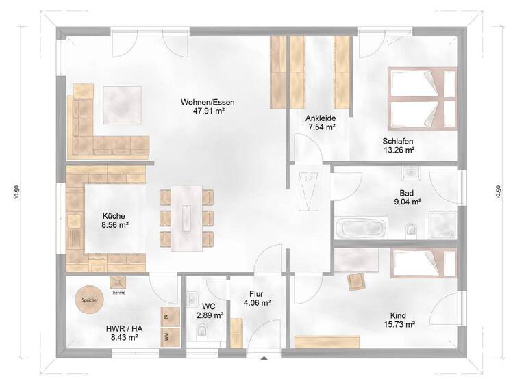 Bungalow zum Kauf provisionsfrei 447.000 € 4 Zimmer 118 m² 605 m² Grundstück frei ab sofort Schapfthal Velden 84149