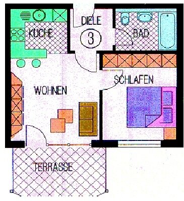 Wohnung zum Kauf 175.000 € 2 Zimmer 42 m²<br/>Wohnfläche EG<br/>Geschoss Kernstadt Rottenburg am Neckar 72108