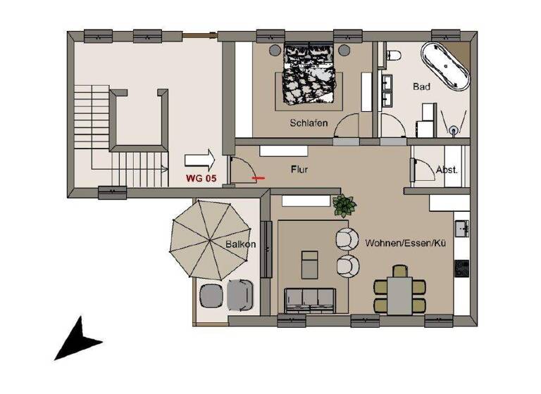 Wohnung zum Kauf - Erstbezug provisionsfrei 395.000 € 3,5 Zimmer 76 m² Felln Fridolfing 83413