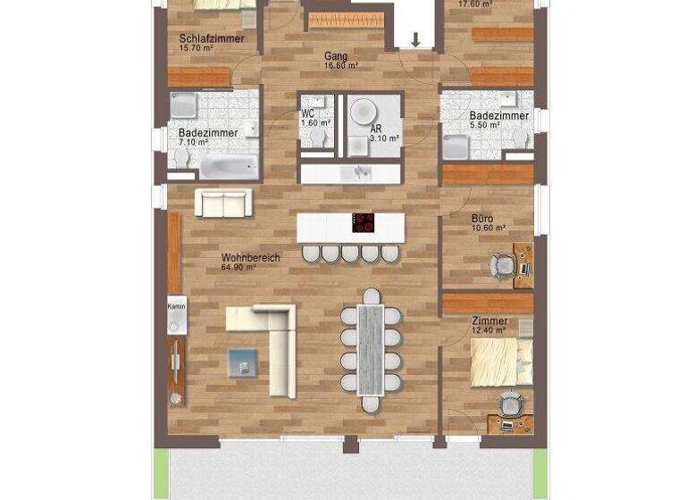 Wohnung zum Kauf - Erstbezug 5 Zimmer 160,1 m² Götzens 6091