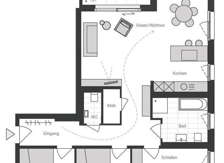 Wohnung zum Kauf 459.900 € 4,5 Zimmer 104,1 m²<br/>Wohnfläche EG<br/>Geschoss Crailsheim Crailsheim 74564