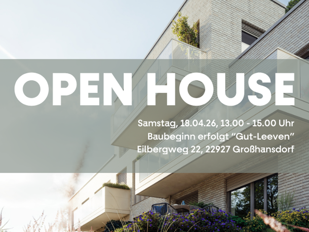 Wohnung zum Kauf - Neubau provisionsfrei 1.120.000 € 4 Zimmer 160,3 m² EG Eilbergweg 22 Großhansdorf 22927