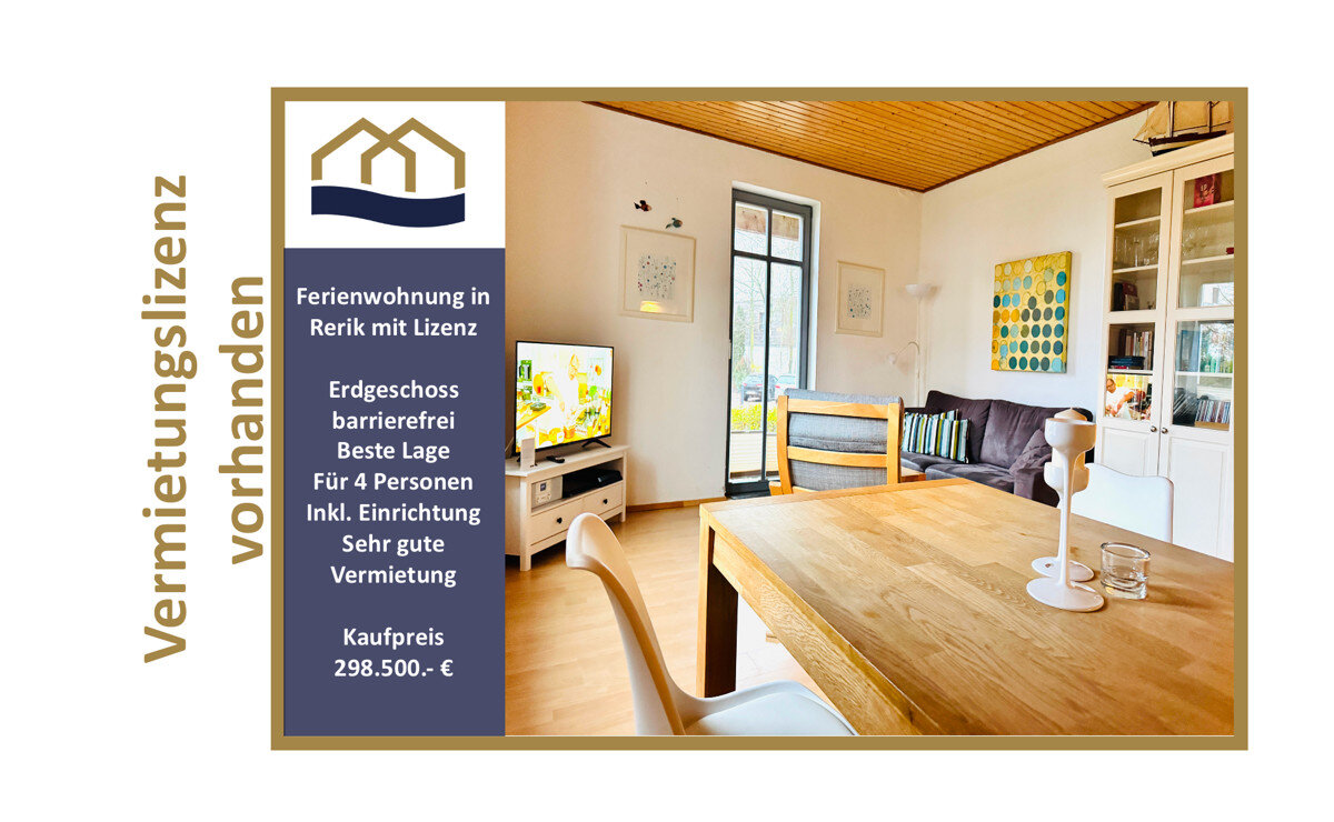 Wohnung zum Kauf 298.500 € 3 Zimmer 60,8 m²<br/>Wohnfläche Leuchtturmstraße 13 Rerik Rerik 18230