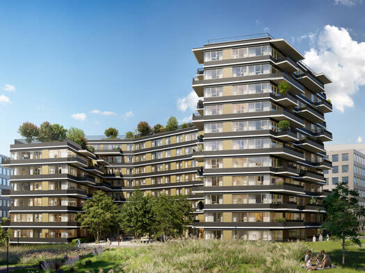 Wohnung zum Kauf - Erstbezug 389.000 € 2 Zimmer 43,3 m² 7. Geschoss Wien 1030