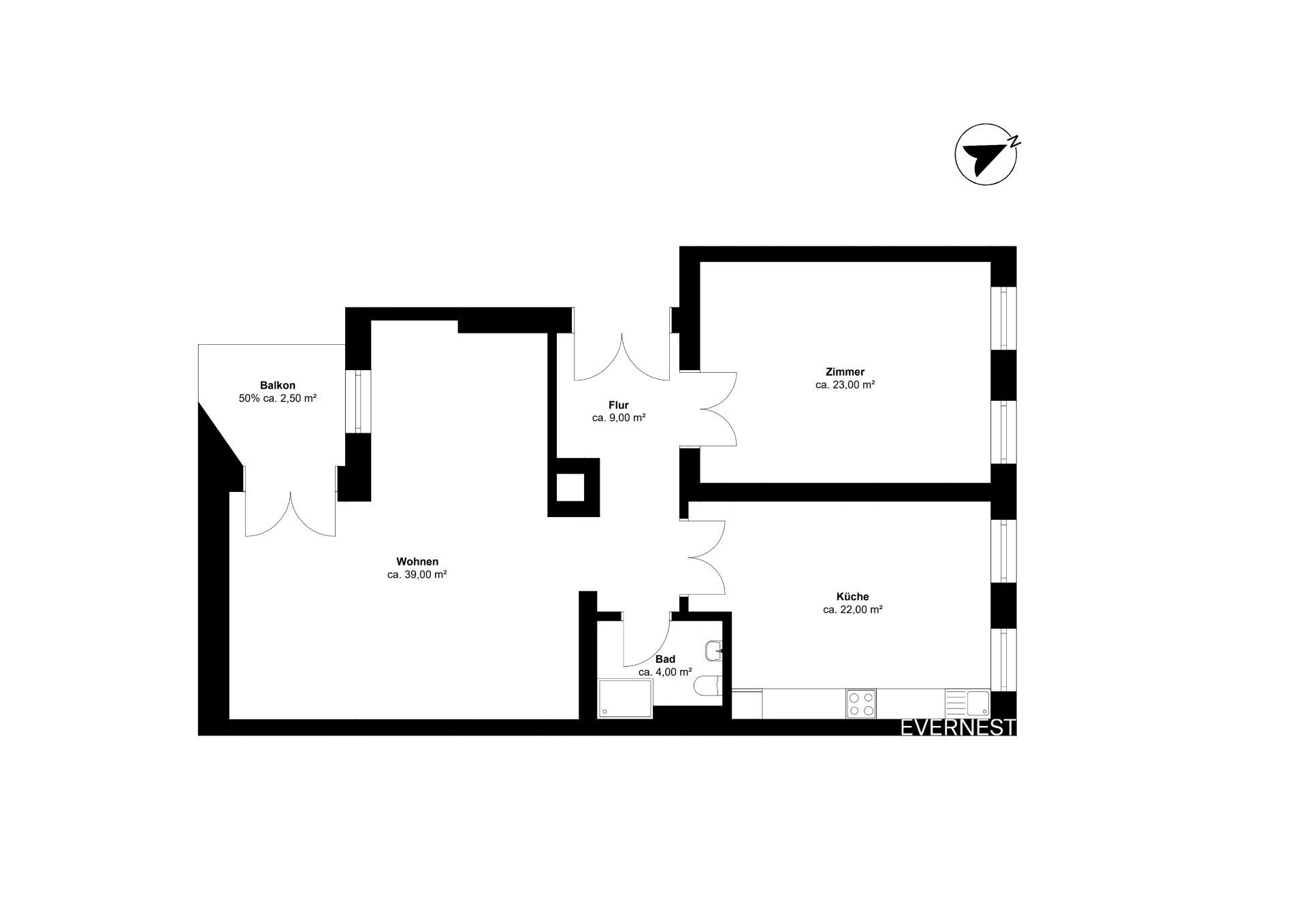 Wohnung zum Kauf 1.190.000 € 5 Zimmer 150 m²<br/>Wohnfläche 4.<br/>Geschoss Kreuzberg Berlin 10999