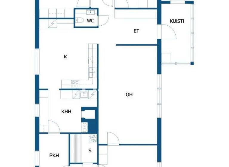 Einfamilienhaus zum Kauf 149.900 € 4 Zimmer 131 m² 1.344 m² Grundstück Kiertotie 11 Raahe 92140