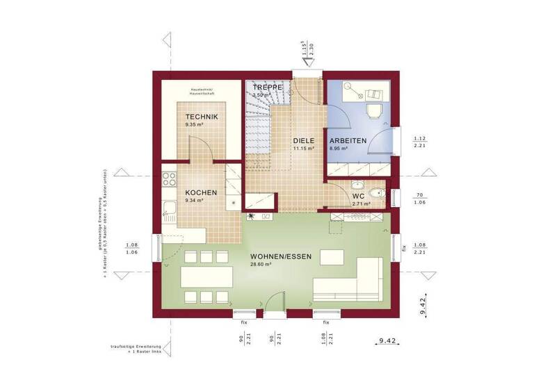 Einfamilienhaus zum Kauf provisionsfrei 535.727 € 5 Zimmer 144,5 m² 707 m² Grundstück Wallerfangen 66798
